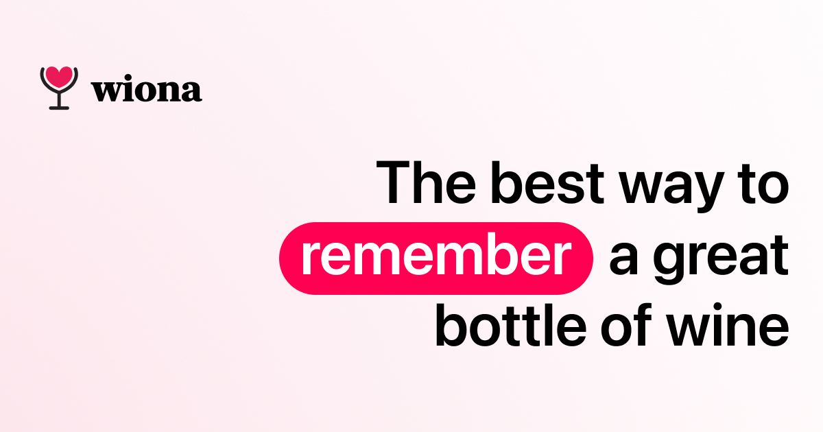 The best way to remember a great bottle of wine