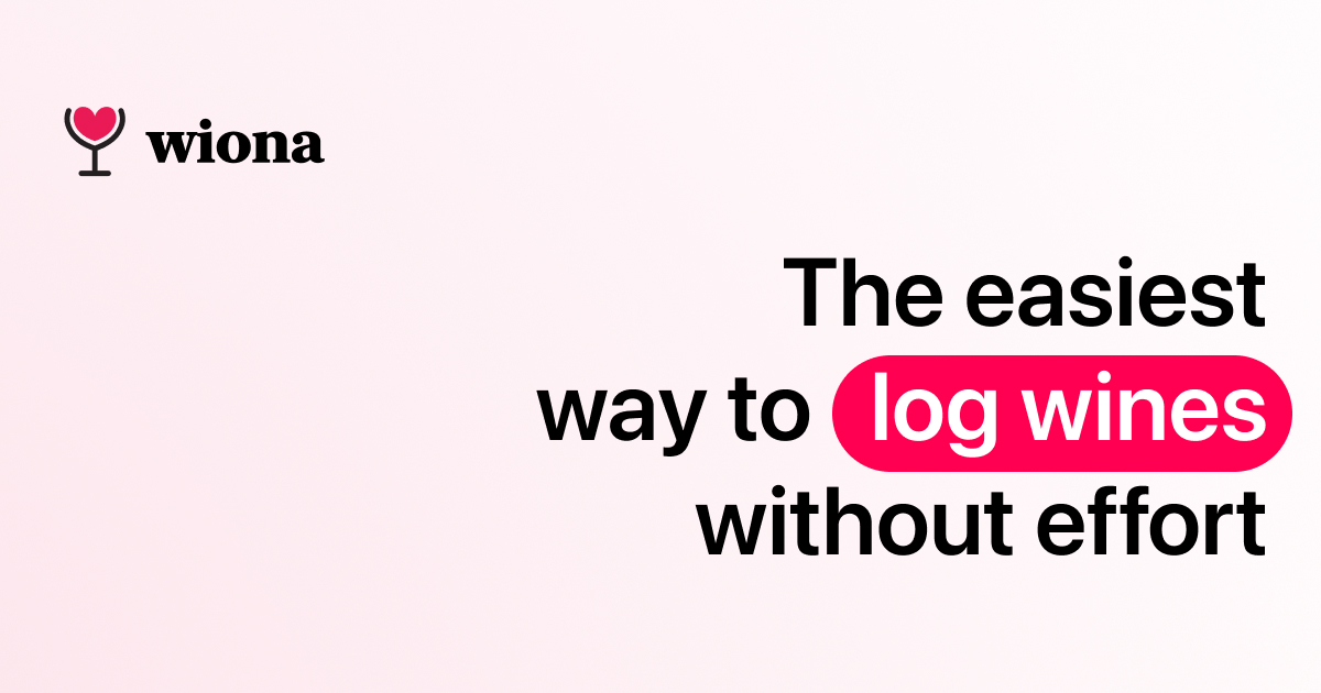 The easiest way to log wines without effort