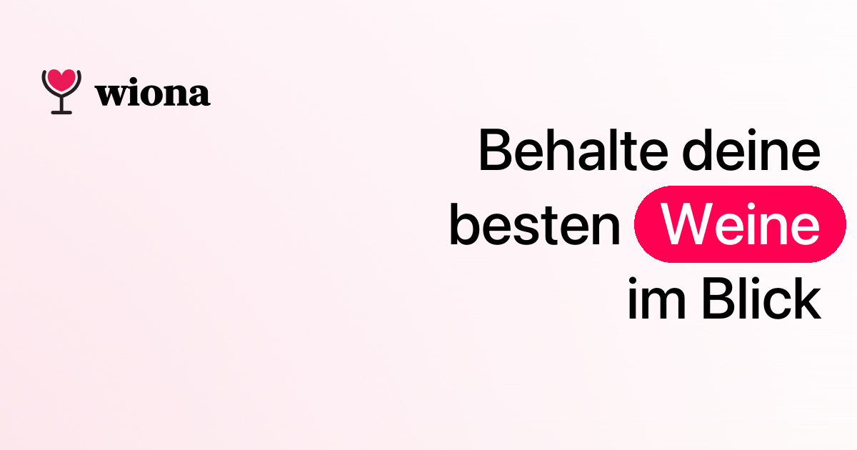 Der einfachste Weg, die Weine zu verfolgen, die du magst